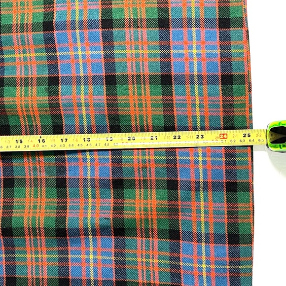 Vintage Handmade Scottish Tartan A-Line Wool Skirt size Small or 4/6 - Picture 7 of 7